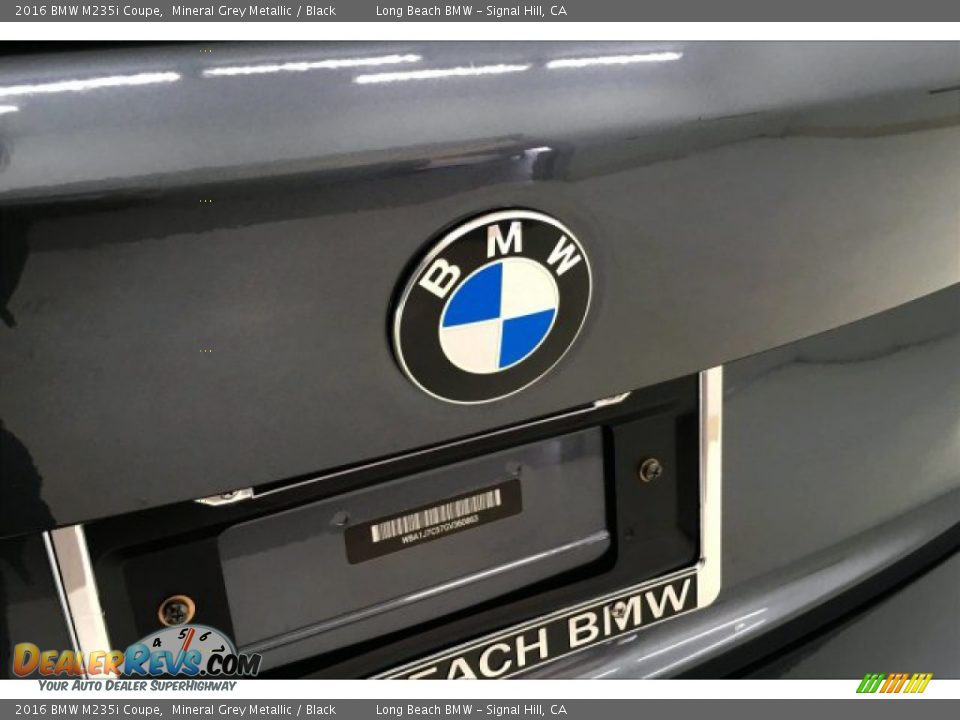 2016 BMW M235i Coupe Mineral Grey Metallic / Black Photo #23