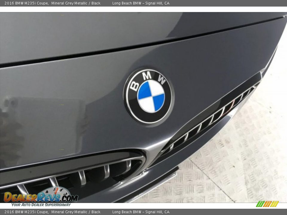 2016 BMW M235i Coupe Mineral Grey Metallic / Black Photo #29