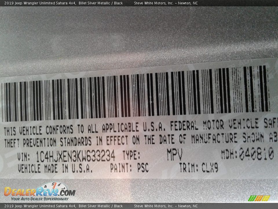 2019 Jeep Wrangler Unlimited Sahara 4x4 Billet Silver Metallic / Black Photo #35