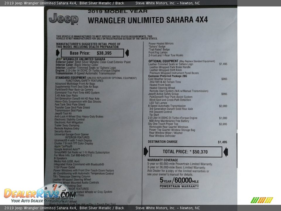 2019 Jeep Wrangler Unlimited Sahara 4x4 Billet Silver Metallic / Black Photo #36