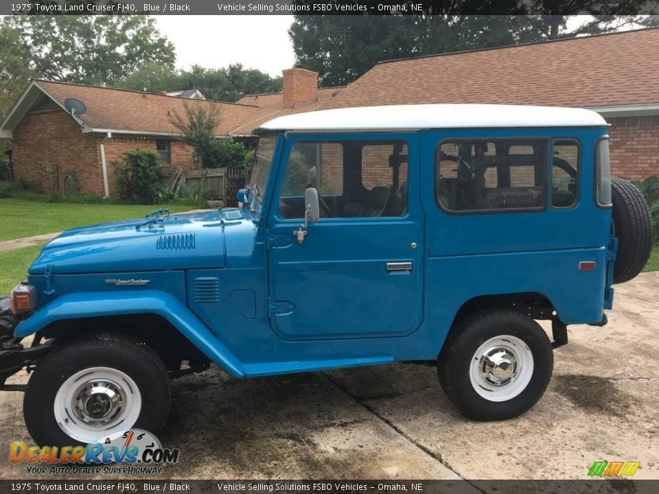 Blue 1975 Toyota Land Cruiser FJ40 Photo #1