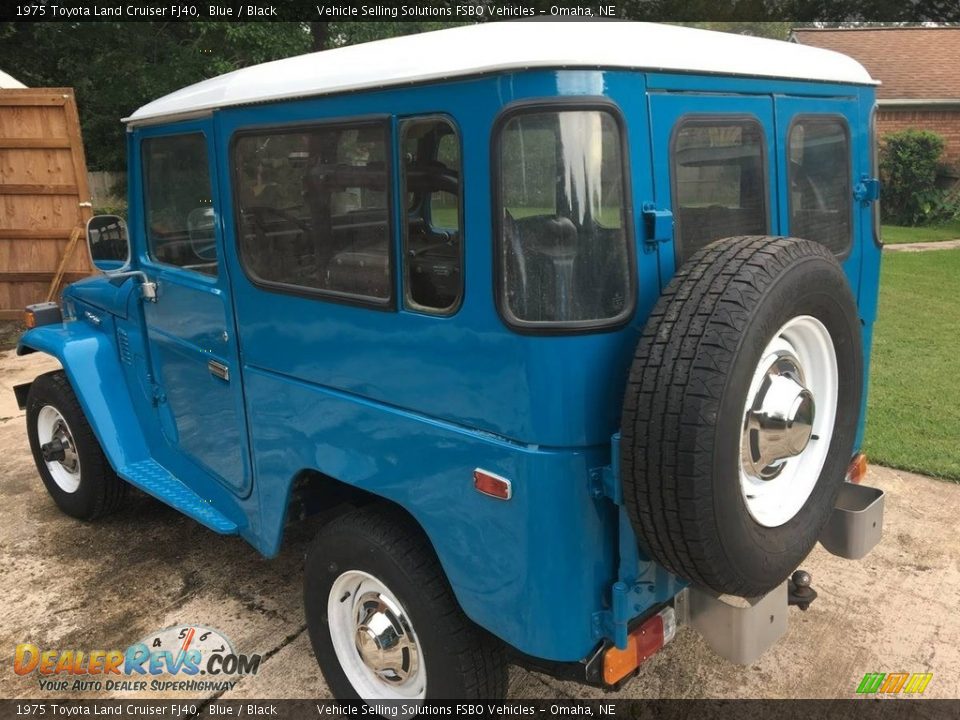 1975 Toyota Land Cruiser FJ40 Blue / Black Photo #13