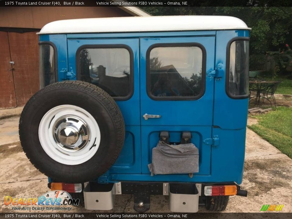 1975 Toyota Land Cruiser FJ40 Blue / Black Photo #14