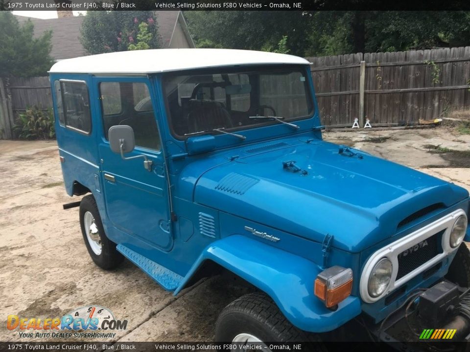 Blue 1975 Toyota Land Cruiser FJ40 Photo #15