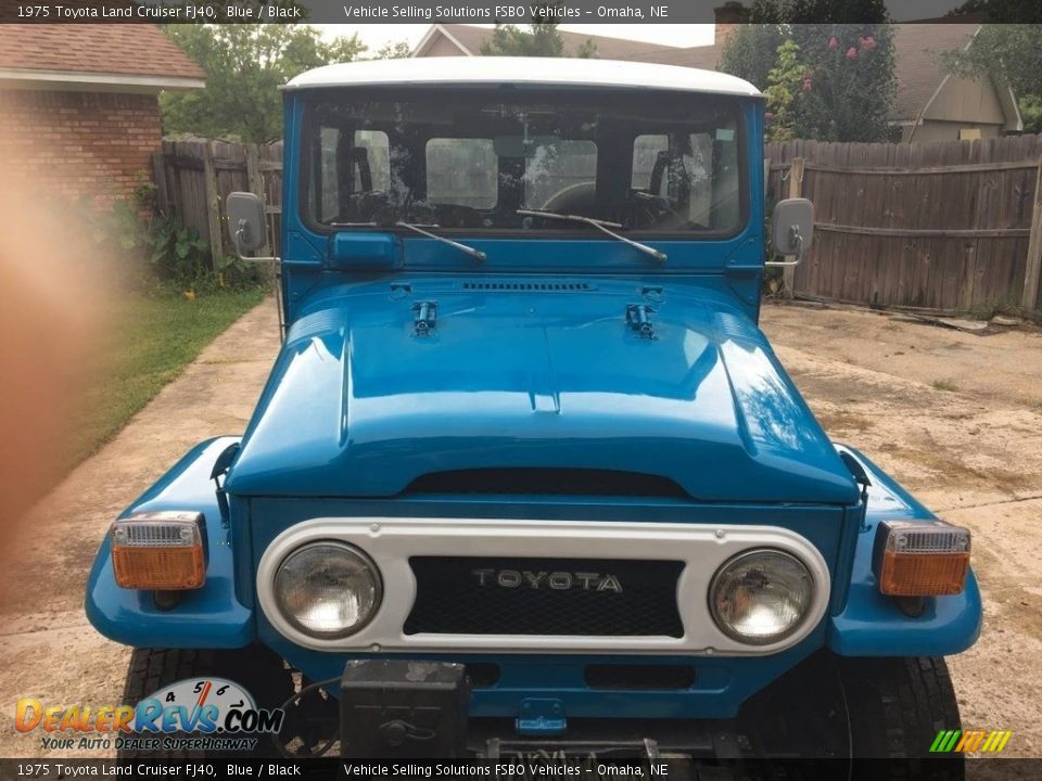 1975 Toyota Land Cruiser FJ40 Blue / Black Photo #16