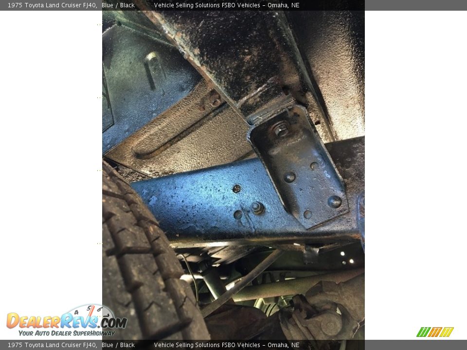 1975 Toyota Land Cruiser FJ40 Blue / Black Photo #20