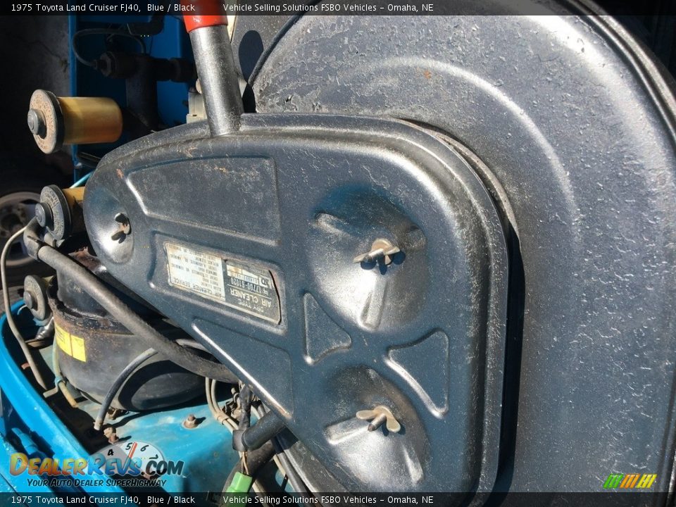 1975 Toyota Land Cruiser FJ40 Blue / Black Photo #27