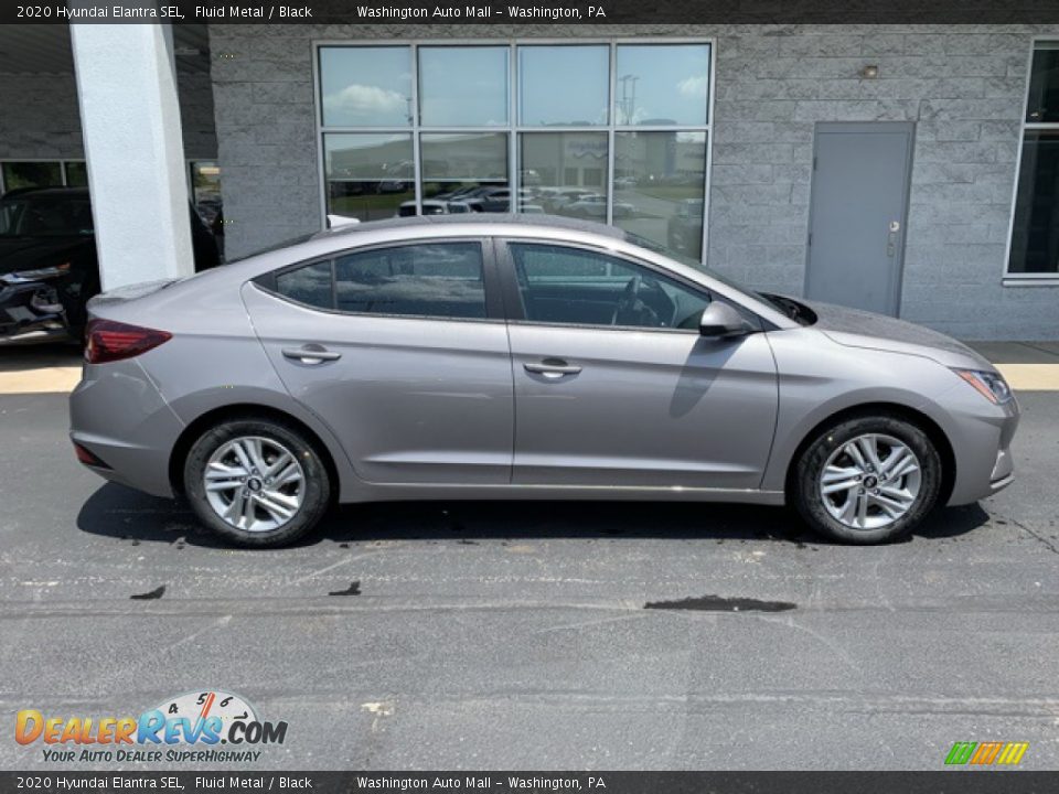 2020 Hyundai Elantra SEL Fluid Metal / Black Photo #3