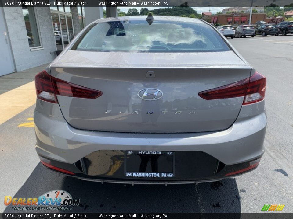 2020 Hyundai Elantra SEL Fluid Metal / Black Photo #5