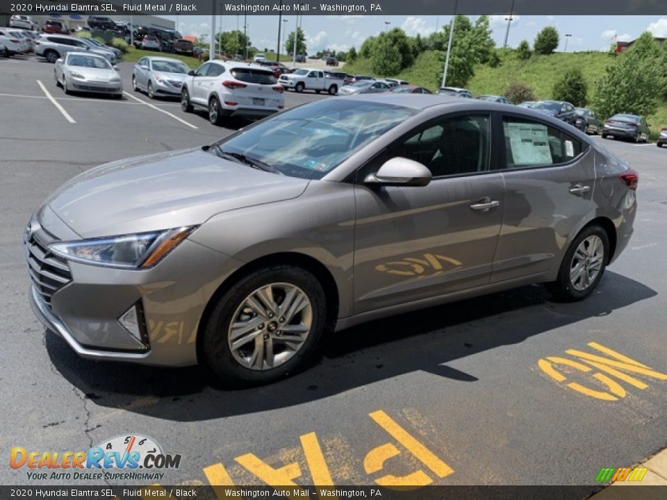 2020 Hyundai Elantra SEL Fluid Metal / Black Photo #7