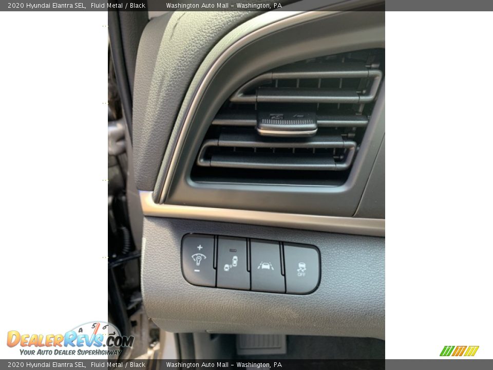 2020 Hyundai Elantra SEL Fluid Metal / Black Photo #13