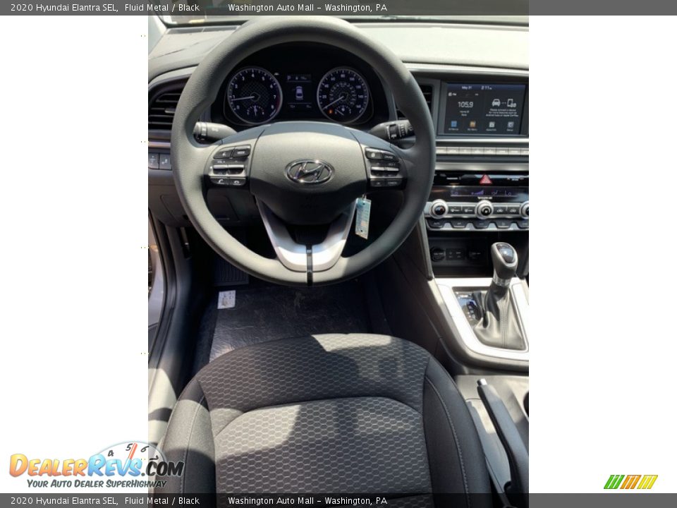 2020 Hyundai Elantra SEL Fluid Metal / Black Photo #14