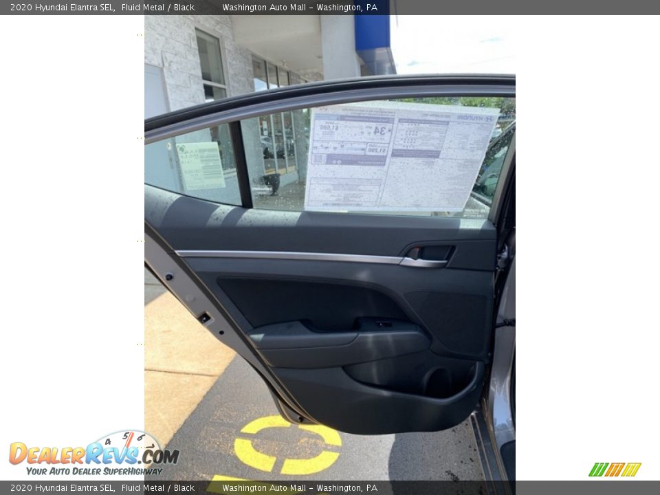 2020 Hyundai Elantra SEL Fluid Metal / Black Photo #17
