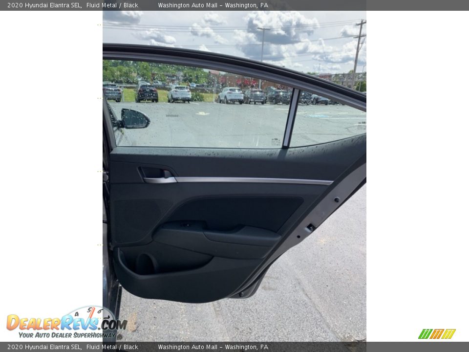 2020 Hyundai Elantra SEL Fluid Metal / Black Photo #24