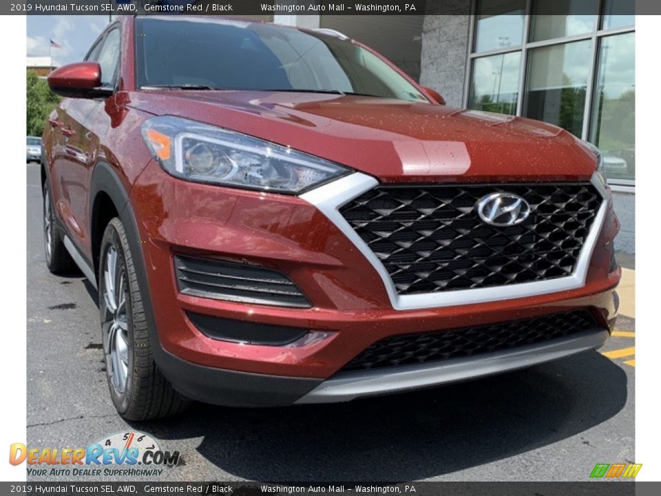 2019 Hyundai Tucson SEL AWD Gemstone Red / Black Photo #1