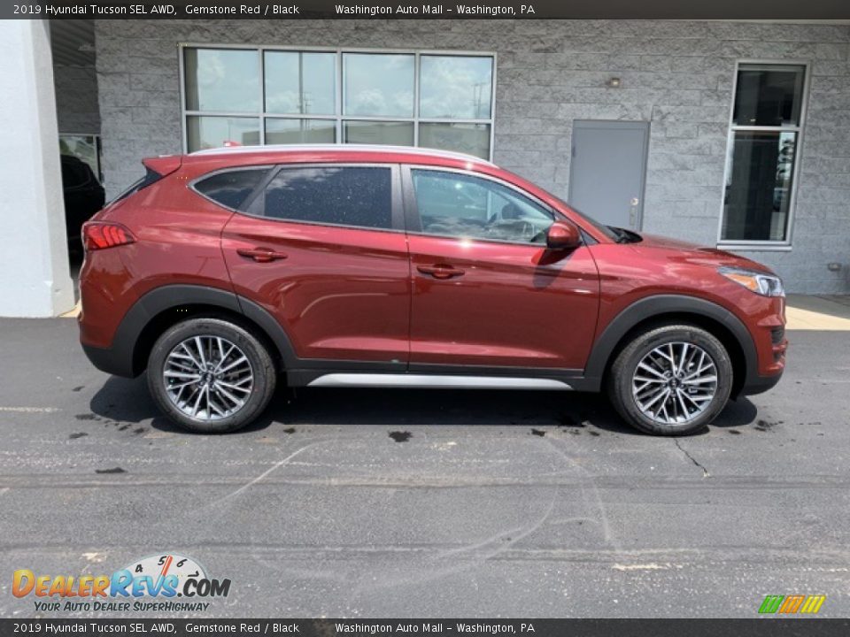 2019 Hyundai Tucson SEL AWD Gemstone Red / Black Photo #3
