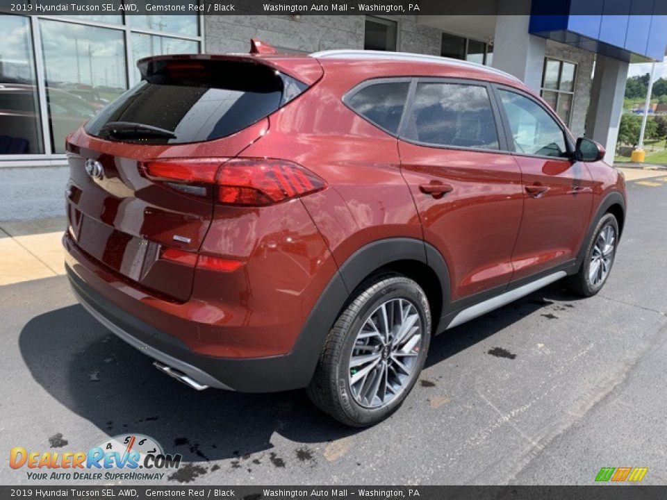 2019 Hyundai Tucson SEL AWD Gemstone Red / Black Photo #4
