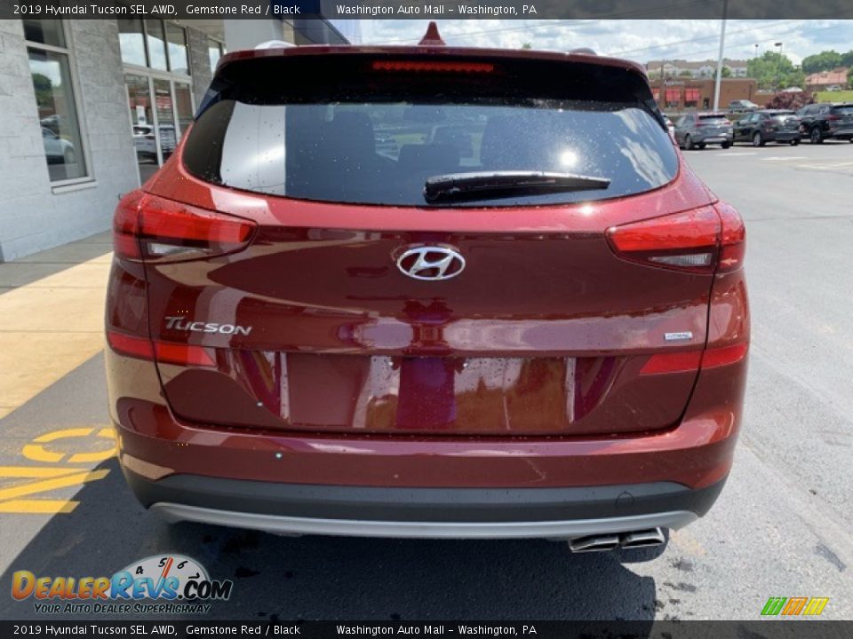 2019 Hyundai Tucson SEL AWD Gemstone Red / Black Photo #5