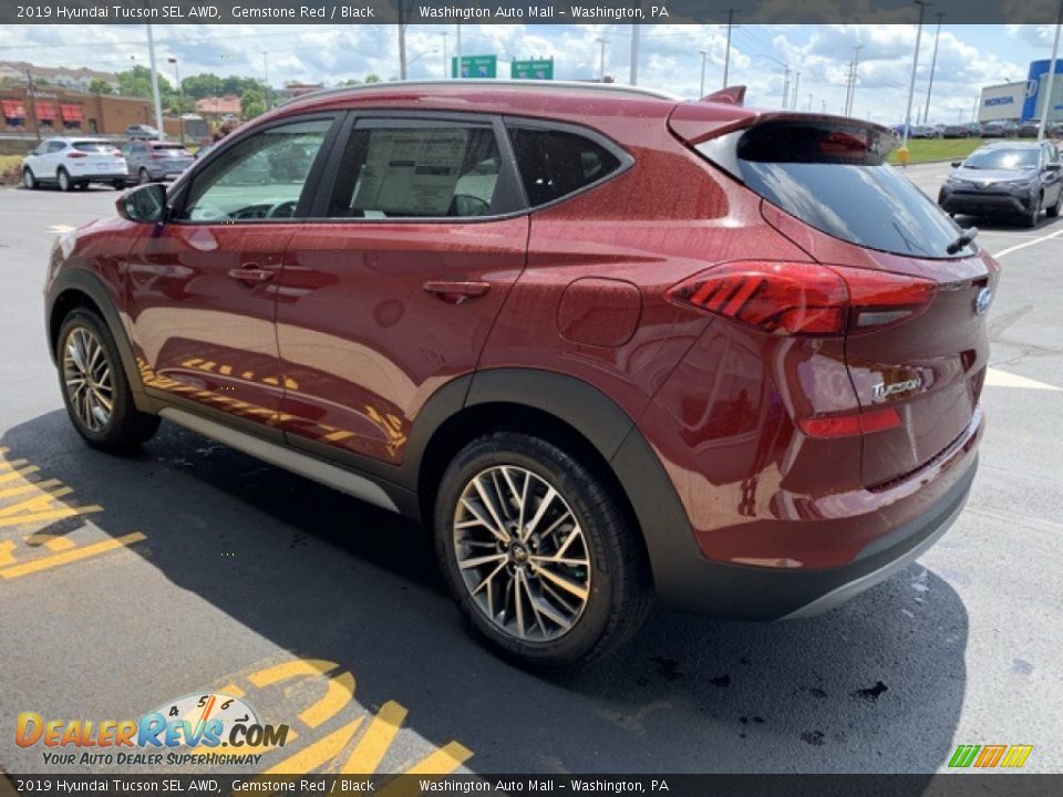 2019 Hyundai Tucson SEL AWD Gemstone Red / Black Photo #6