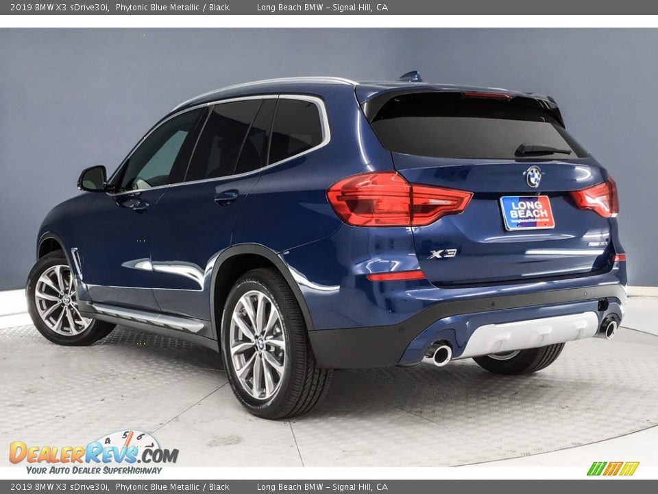 2019 BMW X3 sDrive30i Phytonic Blue Metallic / Black Photo #2