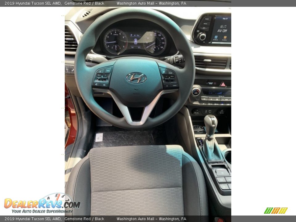 2019 Hyundai Tucson SEL AWD Gemstone Red / Black Photo #14
