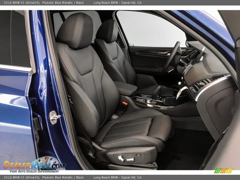 2019 BMW X3 sDrive30i Phytonic Blue Metallic / Black Photo #5