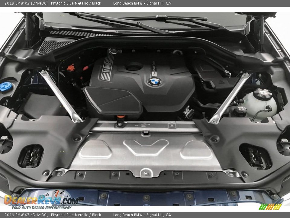 2019 BMW X3 sDrive30i Phytonic Blue Metallic / Black Photo #8