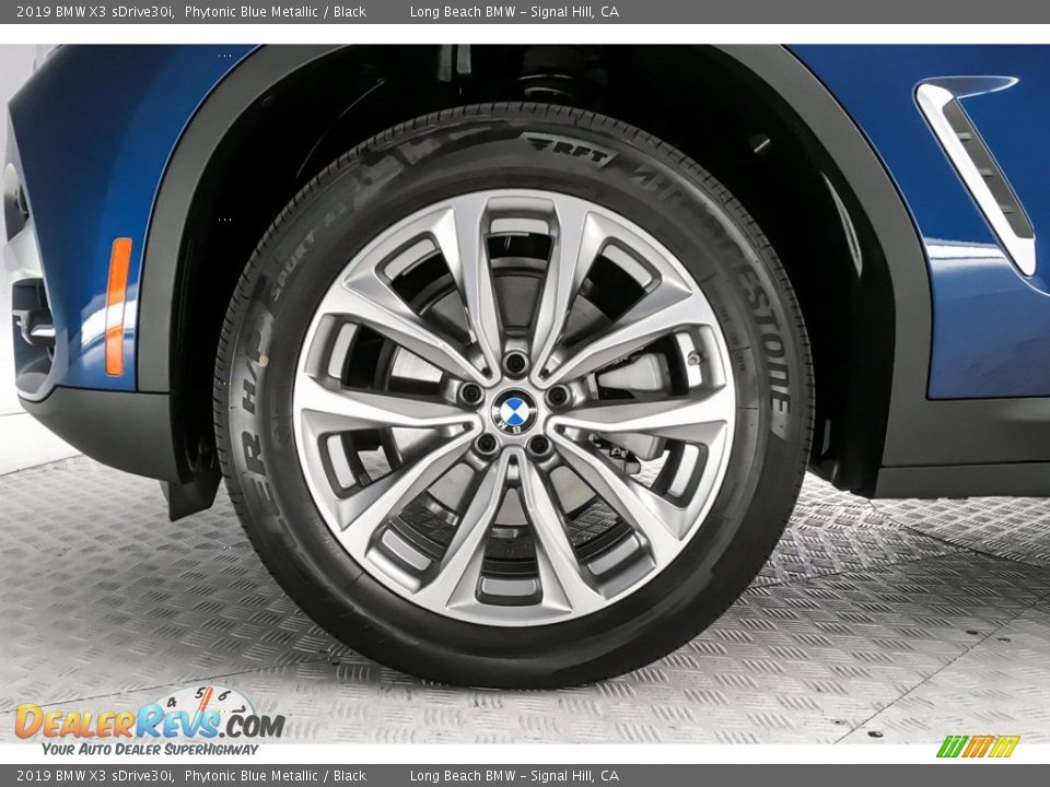 2019 BMW X3 sDrive30i Phytonic Blue Metallic / Black Photo #9