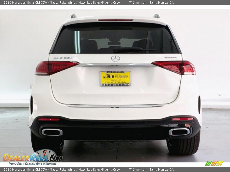 2020 Mercedes-Benz GLE 350 4Matic Polar White / Macchiato Beige/Magma Grey Photo #3