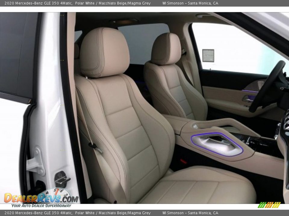 2020 Mercedes-Benz GLE 350 4Matic Polar White / Macchiato Beige/Magma Grey Photo #5