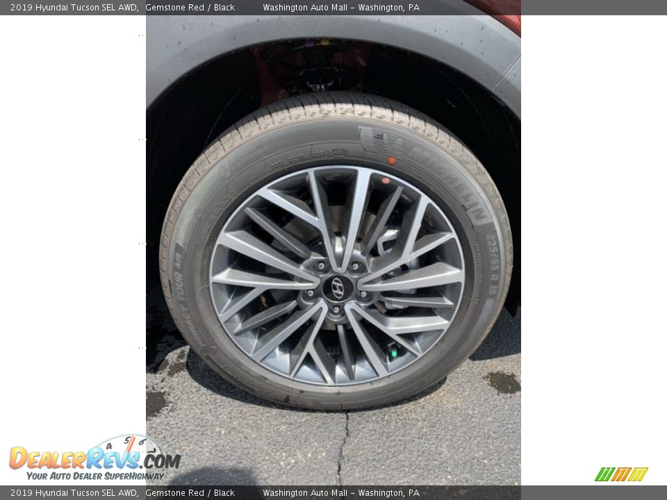 2019 Hyundai Tucson SEL AWD Gemstone Red / Black Photo #30