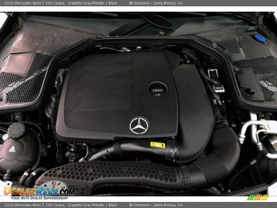 2019 Mercedes-Benz C 300 Coupe Graphite Grey Metallic / Black Photo #8