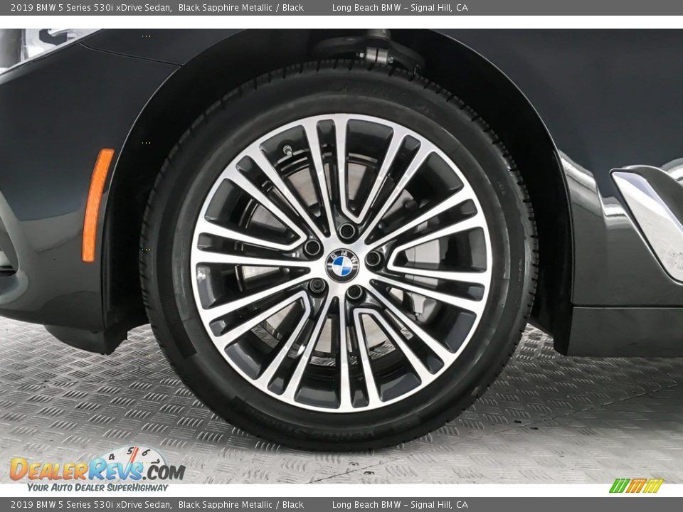 2019 BMW 5 Series 530i xDrive Sedan Black Sapphire Metallic / Black Photo #8