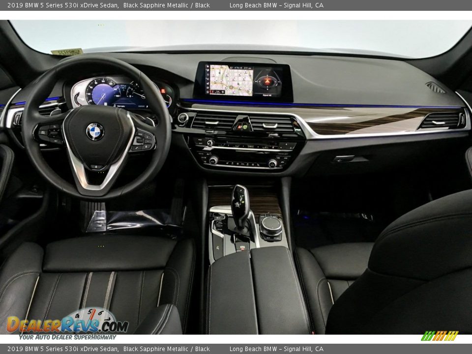 2019 BMW 5 Series 530i xDrive Sedan Black Sapphire Metallic / Black Photo #22