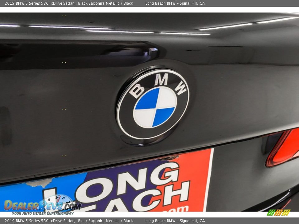 2019 BMW 5 Series 530i xDrive Sedan Black Sapphire Metallic / Black Photo #25