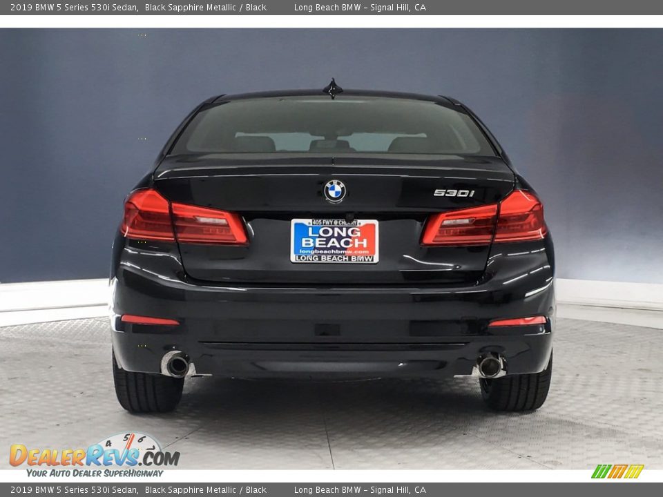 2019 BMW 5 Series 530i Sedan Black Sapphire Metallic / Black Photo #3