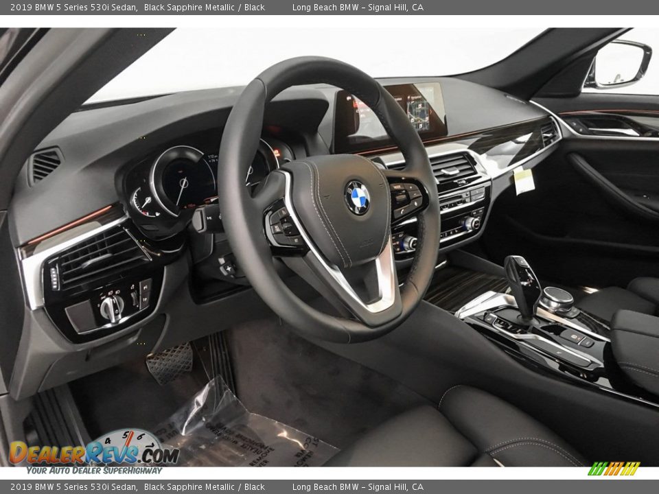 2019 BMW 5 Series 530i Sedan Black Sapphire Metallic / Black Photo #4