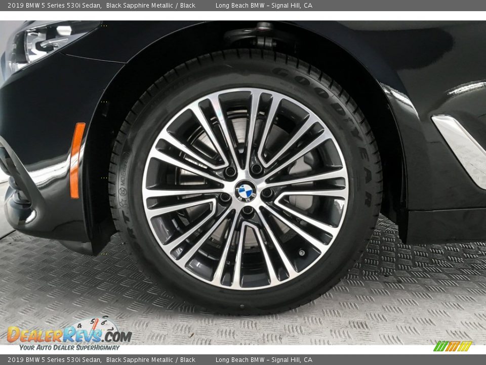 2019 BMW 5 Series 530i Sedan Black Sapphire Metallic / Black Photo #9