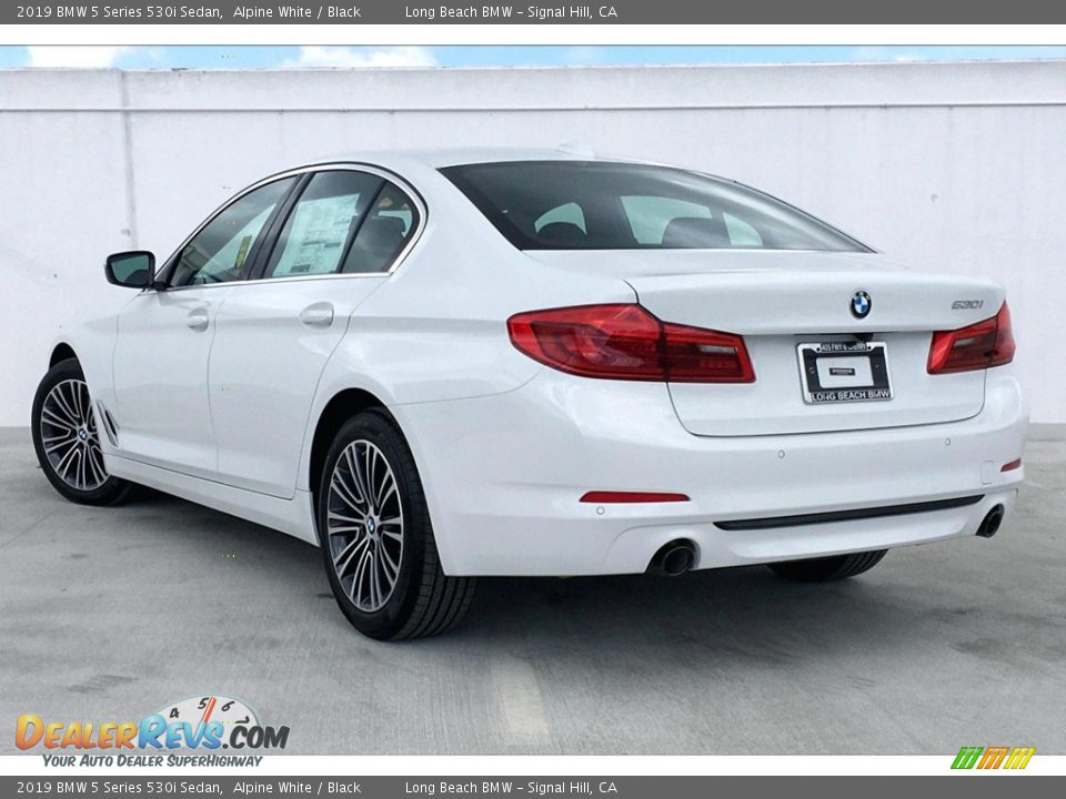 2019 BMW 5 Series 530i Sedan Alpine White / Black Photo #3