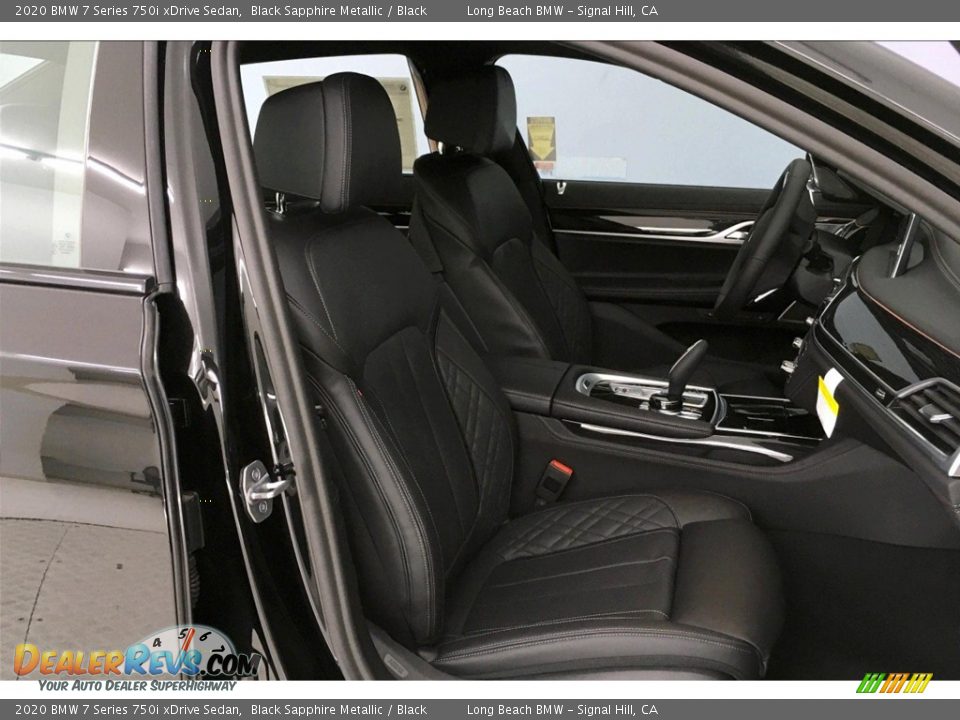 2020 BMW 7 Series 750i xDrive Sedan Black Sapphire Metallic / Black Photo #2