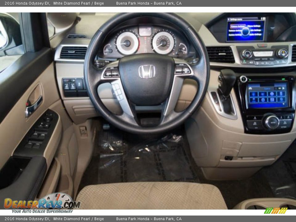 2016 Honda Odyssey EX White Diamond Pearl / Beige Photo #5