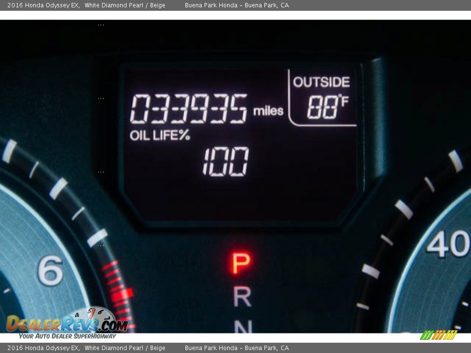 2016 Honda Odyssey EX White Diamond Pearl / Beige Photo #6