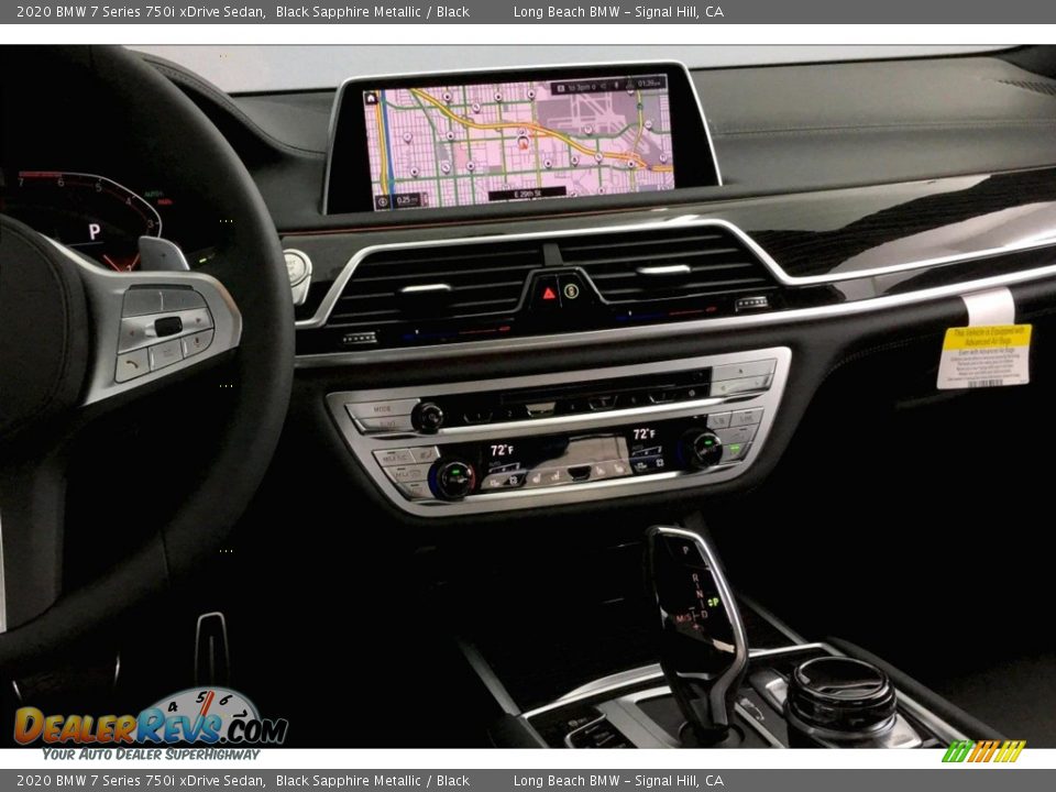 2020 BMW 7 Series 750i xDrive Sedan Black Sapphire Metallic / Black Photo #5