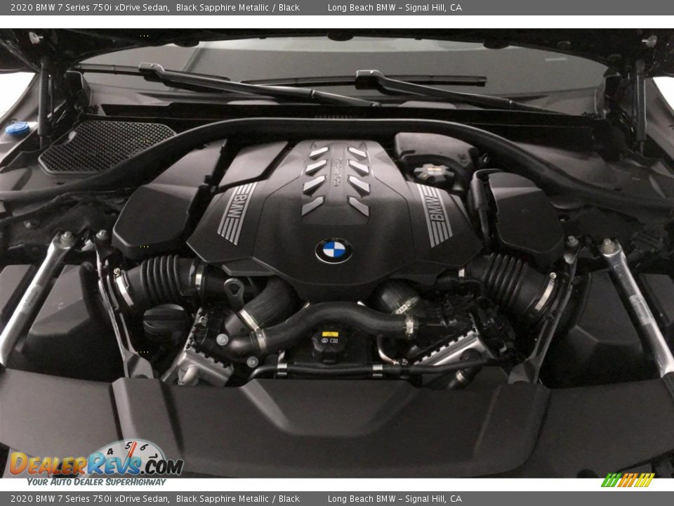 2020 BMW 7 Series 750i xDrive Sedan Black Sapphire Metallic / Black Photo #9