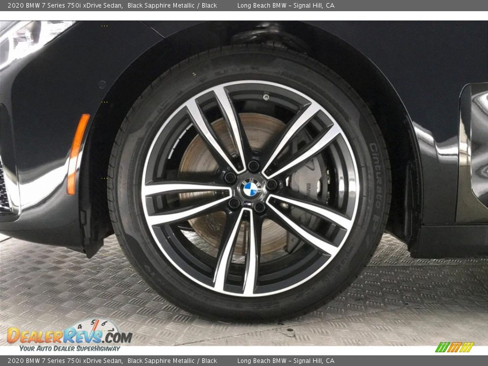 2020 BMW 7 Series 750i xDrive Sedan Black Sapphire Metallic / Black Photo #10