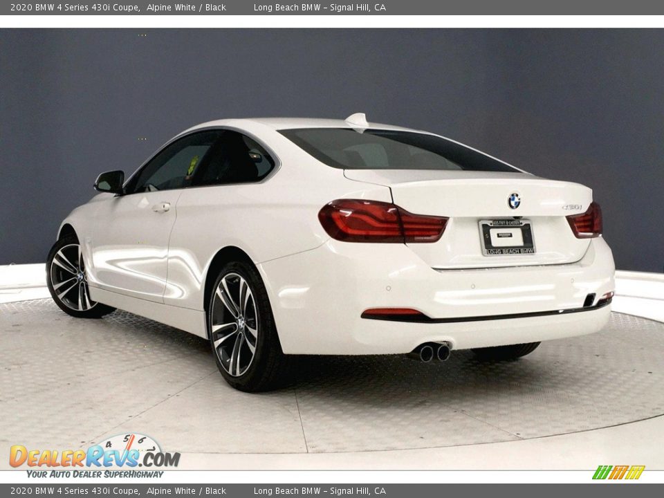 2020 BMW 4 Series 430i Coupe Alpine White / Black Photo #3