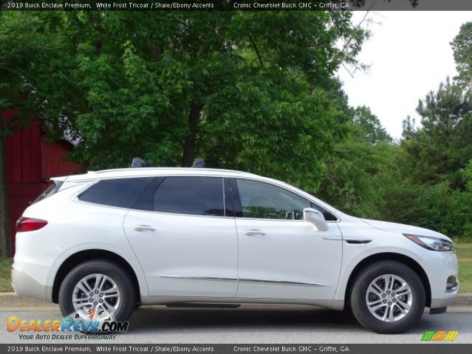 2019 Buick Enclave Premium White Frost Tricoat / Shale/Ebony Accents Photo #4