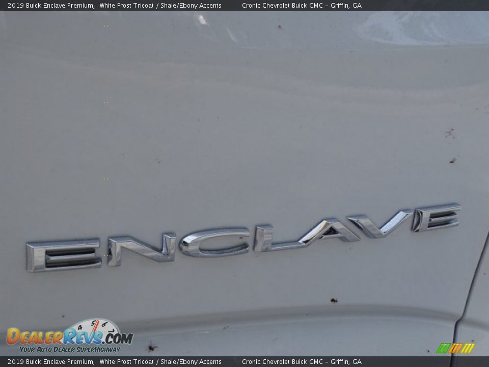2019 Buick Enclave Premium White Frost Tricoat / Shale/Ebony Accents Photo #8