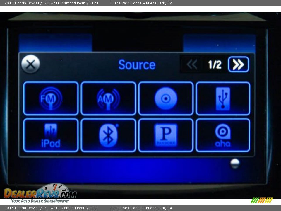 2016 Honda Odyssey EX White Diamond Pearl / Beige Photo #27