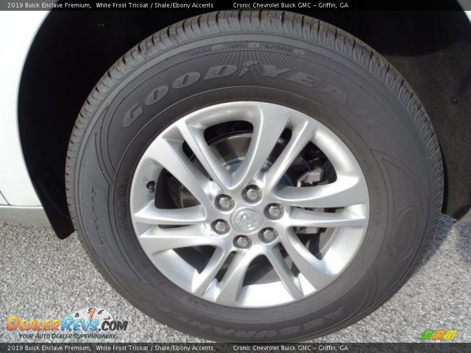 2019 Buick Enclave Premium White Frost Tricoat / Shale/Ebony Accents Photo #9